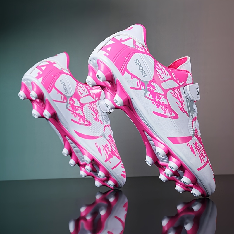 Chaussures de football junior basses à scratch