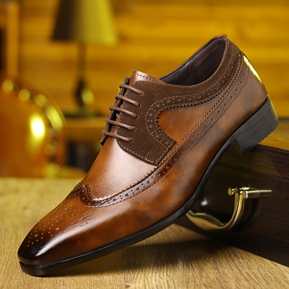 Chaussures basses homme de style Oxford