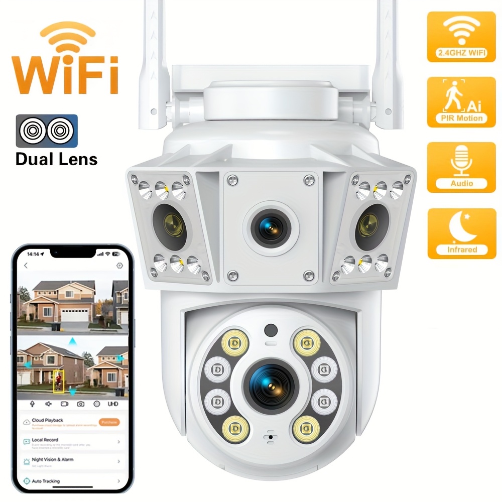 Caméra Wi-Fi à double vue